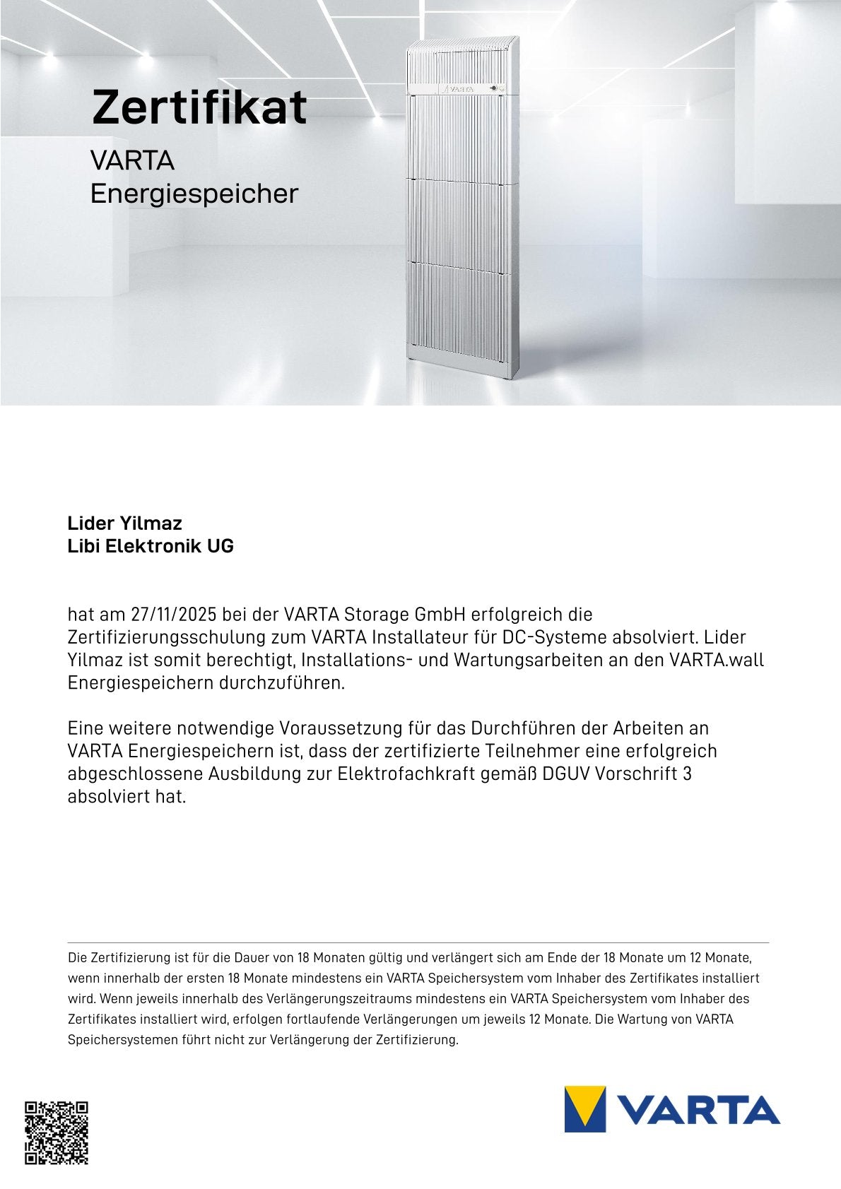 Varta Pulse Neo AC-Speicher
